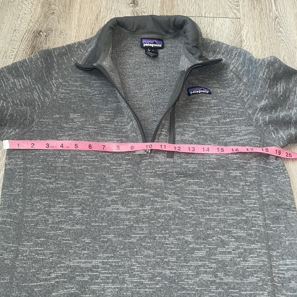Patagonia women’s size small better sweater quarter zip in gray  pull over - Picture 5 of 8